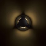 KICK III recessed black 230V LED 3W IP54 3000K - Image 2