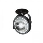KELLY LED DIMM semi-recessed black 230V LED 12W 24° 3000K