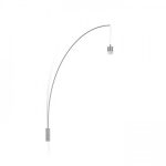 BEND arched wall-mounted base  matt nickel 230V LED E27 15W - Image 2