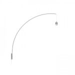 BEND arched wall-mounted base  matt nickel 230V LED E27 15W
