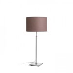 EDIKA table brown matt nickel 230V LED E27 15W