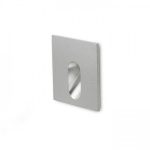 MEMPHIS SQ wall recessed silver grey 230V LED 3W 60° 3000K - Image 3