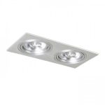 PASADENA G53 SQ II   brushed aluminum 230V LED G53 2x15W - Image 2