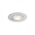 PASADENA GU10 R recessed  brushed aluminum 230V LED GU10 7W - Image 4