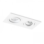 PASADENA GU10 SQ II recessed white  230V LED GU10 2x7W - Image 5