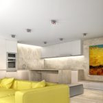 MANTOVA II ceiling  brushed aluminum 230V LED GU10 2x7W - Image 2