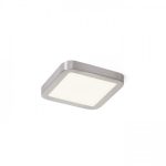 HUE SQ 9 recessed matt nickel 230V LED 6W 3000K