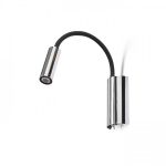 SHOW wall black chrome 230V LED 3W 3000K - Image 2