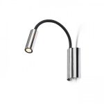 SHOW wall black chrome 230V LED 3W 3000K