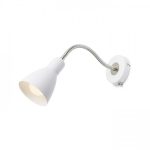 KAYA wall white matt nickel 230V LED E27 15W