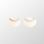 QUO R II recessed  plaster 230V LED GU10 2x8W - Image 2