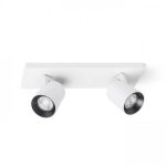 KENNY II surface mounted white/black  230V LED GU10 2x8W