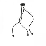 LOYD E27 III ceiling black  230V LED E27 3x15W - Image 2