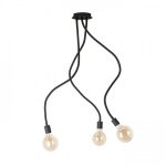 LOYD E27 III ceiling black  230V LED E27 3x15W - Image 4