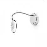 FLAP wall  chrome 230V LED 4.2W 120°  3000K - Image 5