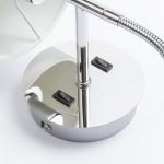 VERSINA with shade white chrome 230V LED E27 LED 15+3W 25°  3000K - Image 5