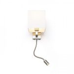 TAINA with shade white matt nickel 230V LED E27 LED 15+3W 25°  3000K - Image 4