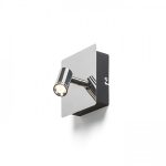 TIARA wall  chrome 230V LED 2x3W 25°  3000K