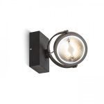 KELLY LED I DIMM wall black 230V LED 12W 24° 3000K