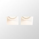 QUO SQ II recessed  plaster 230V LED GU10 2x8W - Image 5