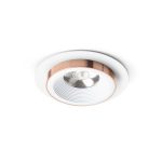SHARM R I recessed white copper 230V LED 10W 24° 3000K
