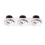 SHARM R III recessed white copper 230V LED 3x10W 24° 3000K — изображение 2