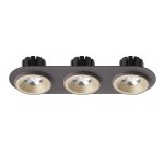 SHARM R III recessed pearl gold/brown 230V LED 3x10W 24° 3000K — изображение 2