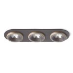 SHARM R III recessed brown/pearl gold 230V LED 3x10W 24° 3000K