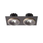 SHARM SQ II recessed brown/pearl gold 230V LED 2x10W 24° 3000K — изображение 2