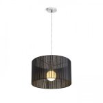 GLAMOUR 35/20 pendant black  230V LED E27 15W