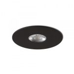 SPRAY 11 recessed black 230V LED 9W 24° 3000K