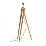 AMBITUS floor base  bamboo 230V LED E27 15W