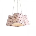 NANCY III pendant white/red  230V LED E14 3x11W - Image 5