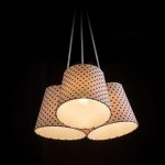 NANCY III pendant white/red  230V LED E14 3x11W - Image 4