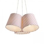 NANCY III pendant white/red  230V LED E14 3x11W - Image 2