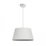 BUCKY 40 pendant white/grey metal 230V LED E27 15W
