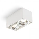 JAMES II DIMM ceiling matt white 230V LED 2x15W 24° 3000K - Image 2