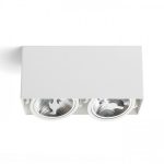 JAMES II DIMM ceiling matt white 230V LED 2x15W 24° 3000K - Image 3