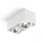 JAMES II DIMM ceiling matt white 230V LED 2x15W 24° 3000K - Image 5