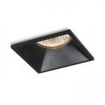 ZURI SQ recessed black 230V GU10 35W