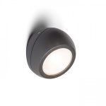 SIV surface mounted anthracite grey  230V LED 6W 120° IP54  3000K