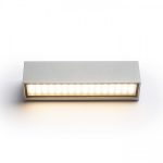 CAMARGUE wall silver grey satinated glass 230V LED 6W IP65  3000K - Image 3