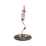 BJORK R 16 recessed black  230V LED 12W  3000K - Image 3