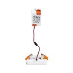 BJORK SQ 9 recessed white  230V LED 6W  3000K - Image 4