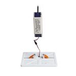 BJORK SQ 20 recessed white 230V LED 18W 3000K - Image 4