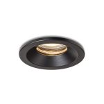 BELLA GU10 recessed black 230V LED GU10 15W IP65
