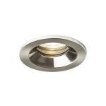 BELLA GU10 recessed matt nickel 230V LED GU10 15W IP65