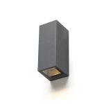 DESMOND II wall anthracite grey 230V GU10 2x35W IP44 - Image 3