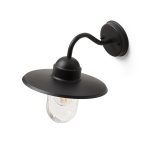 BEACON wall black textured glass 230V LED E27 15W IP44 - Image 2