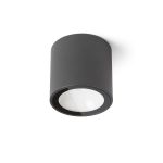 SENZA R ceiling anthracite grey clear glass 230V LED 6W IP65  3000K - Image 2